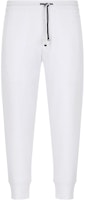 Emporio Armani White Tapered Knitted Jogger Pants. 8N1P92-1JHSZ-0100 Emporio Armani White Tapered Knitted Jogger Pants. 8N1P92-1JHSZ-0100