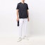 Lookbook Emporio Armani White Tapered Knitted Jogger Pants. 8N1P92-1JHSZ-0100
