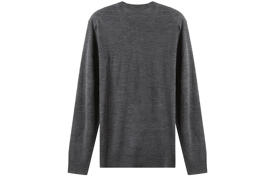 Lookbook エンポリオアルマーニ ウールセーター 長袖 クルーネック - ダークグレー. 8N1MUV-1MJWZ-0631