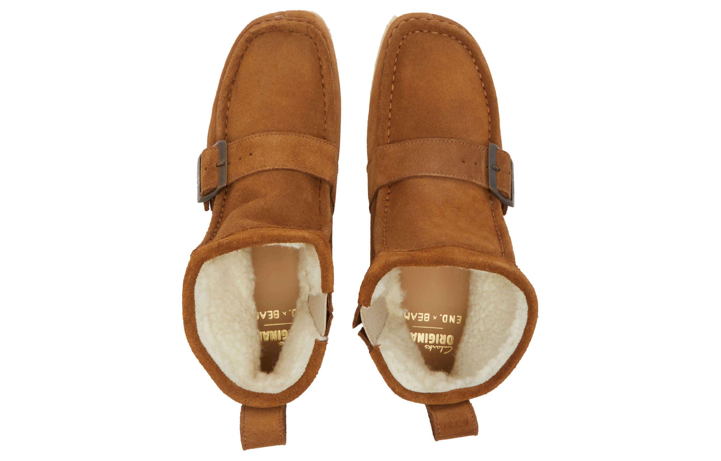 Lookbook END. x Beams x Clarks Plus Walla Hi Strap ''深棕色'' 26176622