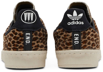 END. x NEIGHBORHOOD x adidas Campus 80s 'Leopard' Lelaran. GX5004 Details for END. x NEIGHBORHOOD x adidas Campus 80s 'Leopard' Lelaran. GX5004