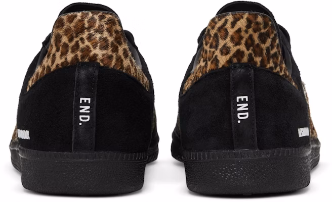 END. x NEIGHBORHOOD x adidas Samba 'Black Leopard' GX5005 Details for END. x NEIGHBORHOOD x adidas Samba 'Black Leopard' GX5005