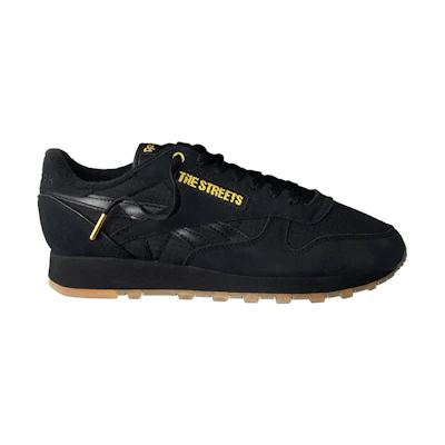 END. The Streets Reebok Classic Leather 'Black Gold Metallic'