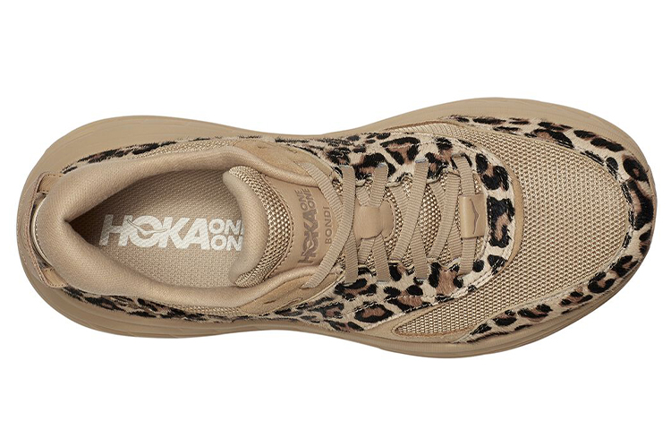 Shop Engineered Garments x HOKA Bondi L ''Léopard'' Sneakers 1127736-SLPT