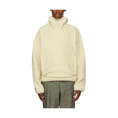 Entire Studios FW23 Fluffy Fleece Hoodie Unisex Off-White Pullover ES2226-DUM