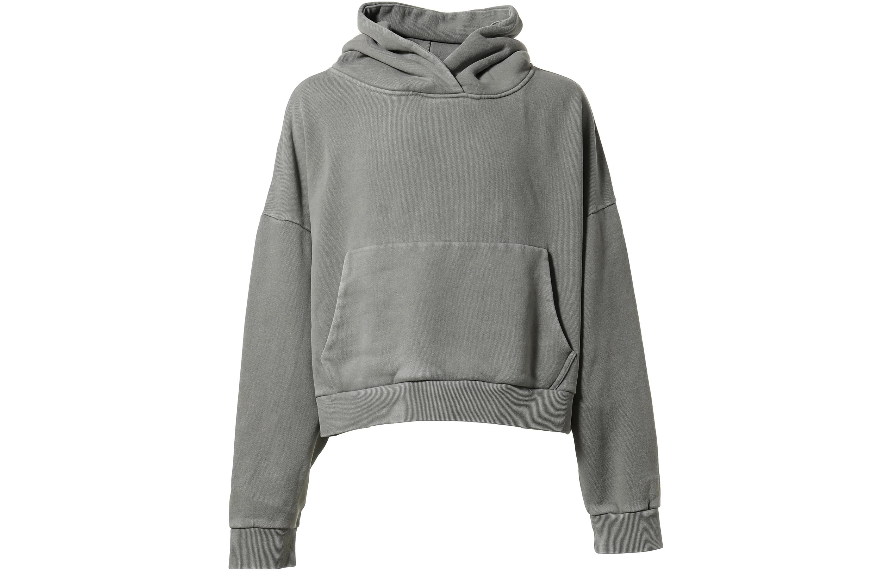 Entire Studios FW23 Solid Color Comfortable Hoodie Men’s Gray Pullover ES2125RH