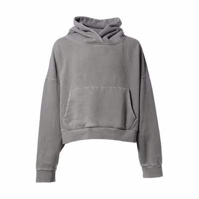 Entire Studios FW23 Solid Color Comfortable Hoodie Men’s Gray Pullover ES2125RH