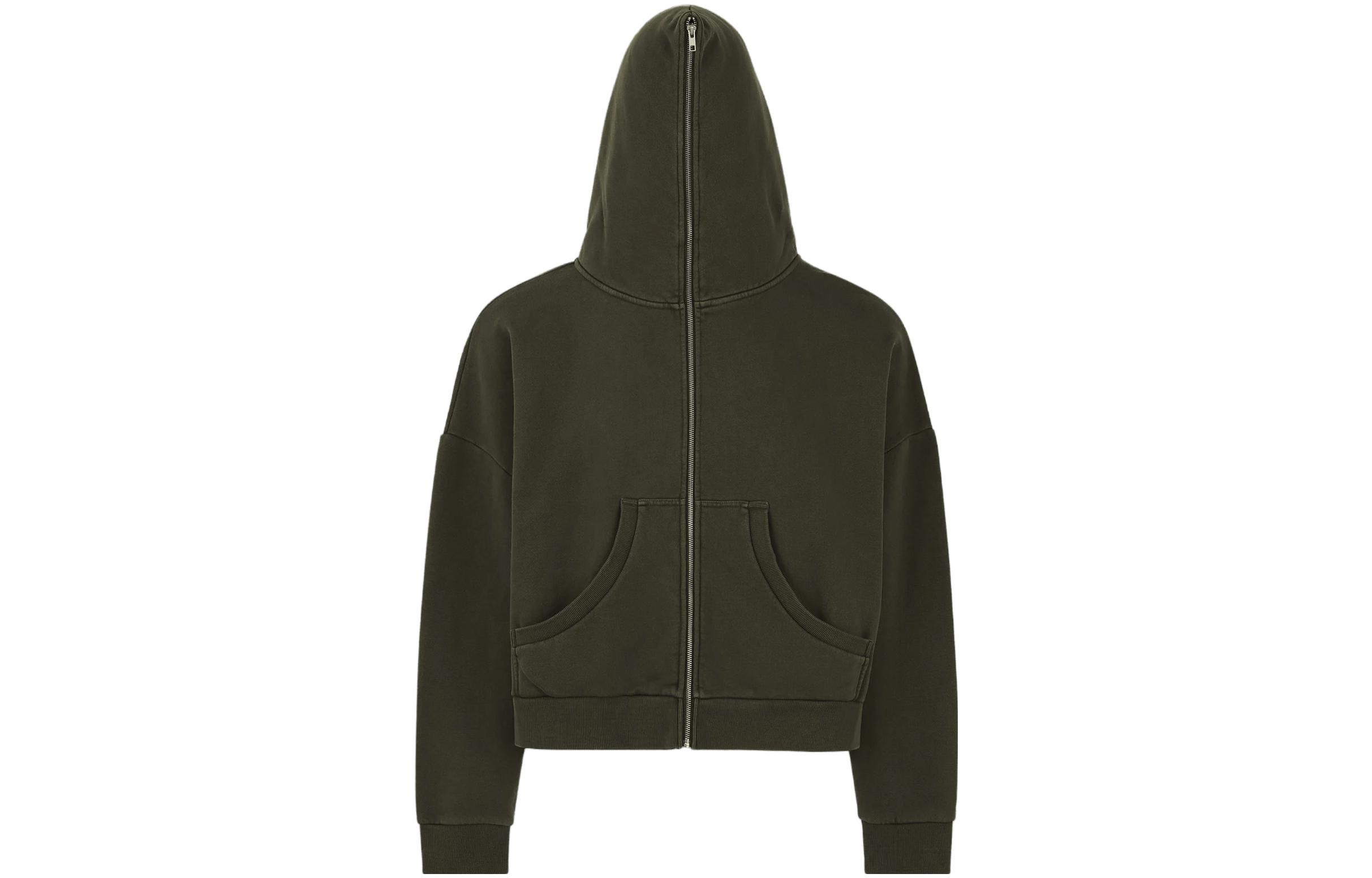 Entire Studios FW23 Uniform Full-Zip Hoodie Army Green Unisex ES2202MI
