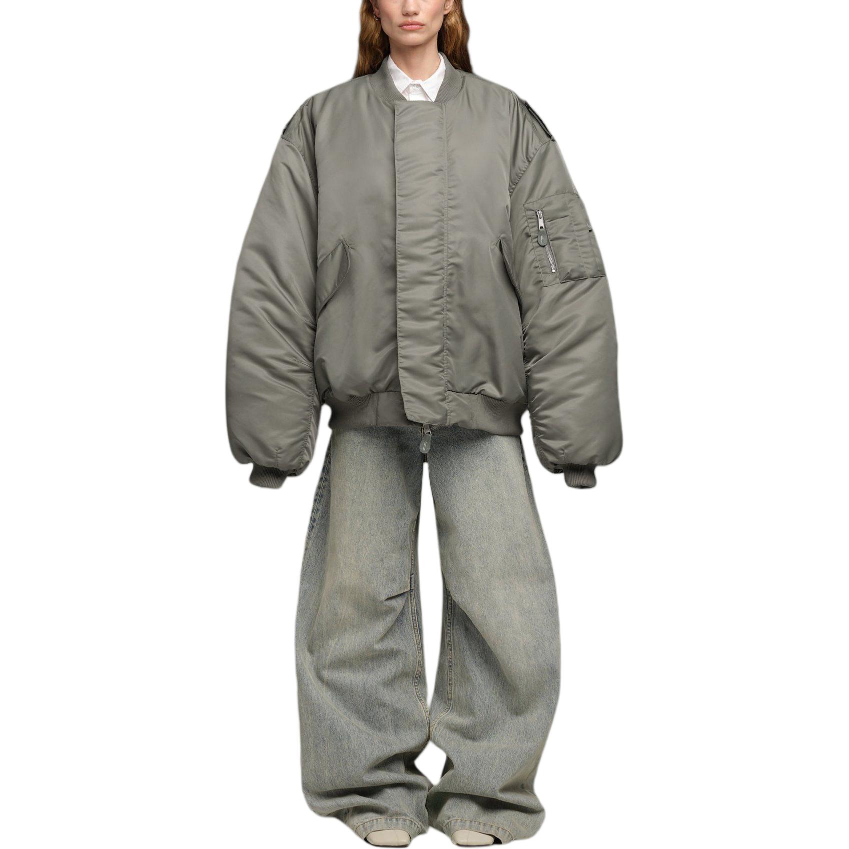 Entire Studios SS24 Drop6 Velcro Loose-Fit Ribbed Oversized Jacket Unisex Grey ES2305SW 圖 3