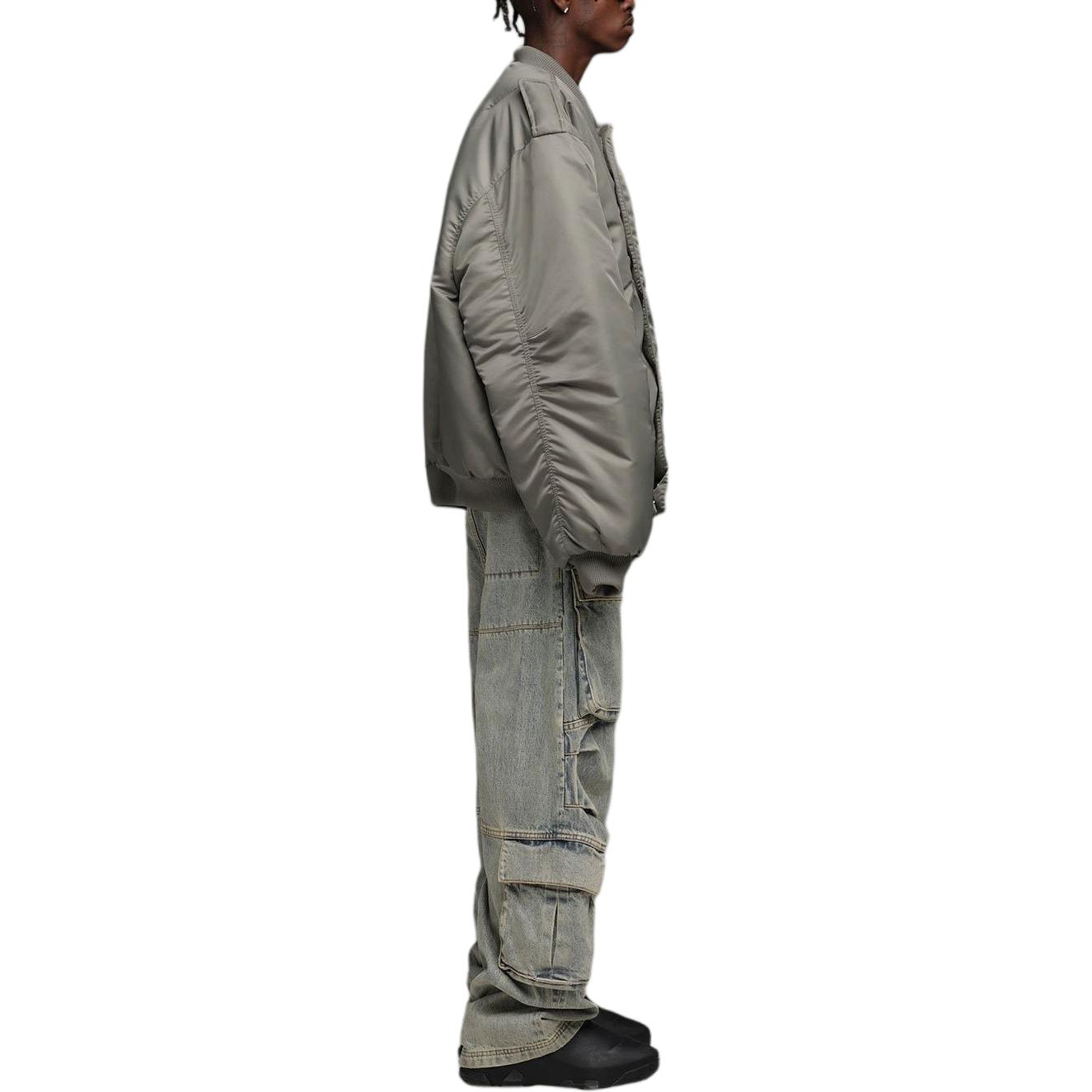 Entire Studios SS24 Drop6 Velcro Loose-Fit Ribbed Oversized Jacket Unisex Grey ES2305SW 圖 8