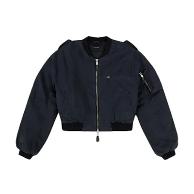 Entire Studios SS24 Drop 8 Oversized Zip-Up Jacket Ink Blue Unisex ES2452IN