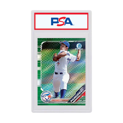 Eric Pardinho 2019 Bowman Chrome X Green X-Fractor /31 BCP-166