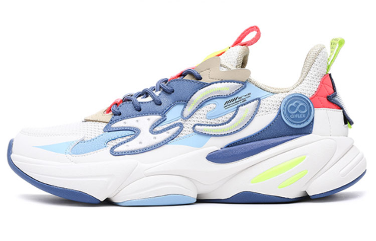 ERKE Alpha-Flex 'White Hydrogen Blue'