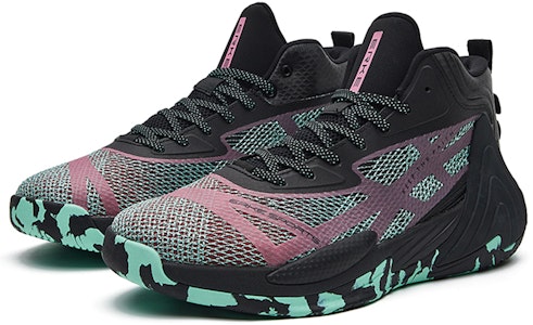 ERKE バスケットボール ミッド 'ブラック パープル グリーン' 11122204395-002 11122204395-002 Lookbook ERKE バスケットボール ミッド 'ブラック パープル グリーン' 11122204395-002 11122204395-002