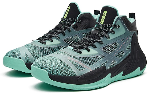 ERKE Basketball Shoes 'Black Green' 11122204395-001 Order ERKE Basketball Shoes 'Black Green' 11122204395-001
