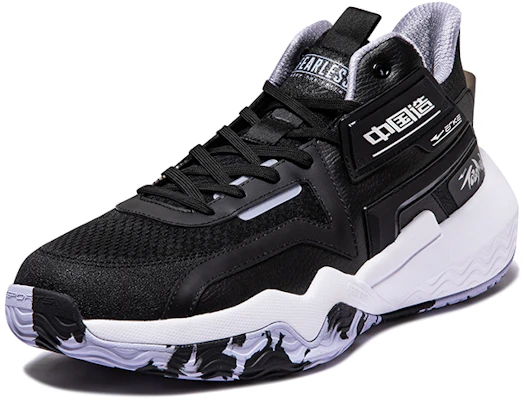 爾克鸿星尔克 耐磨透气籃球鞋 黑紫 Lookbook 爾克鸿星尔克 耐磨透气籃球鞋 黑紫