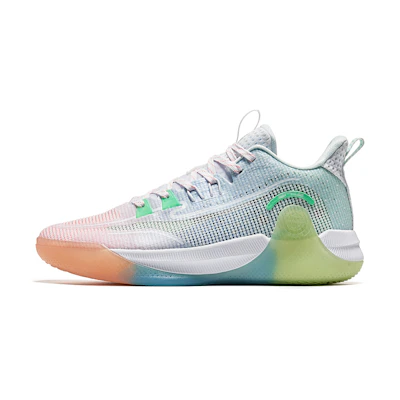ERKE Basketball Shoes Low 'White Blue'
