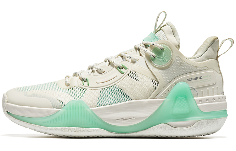 ERKE Basketball Sneakers Low 'White Green'