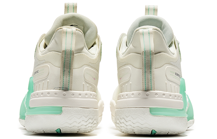 ERKE Basketball Sneakers Low 'White Green' 圖 4