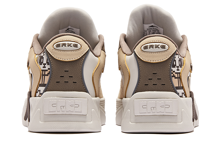 ERKE Battery Low Top Skate Shoes 'Starshine Grey Panda' 圖 4