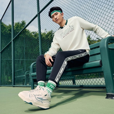 ERKE Board Shoes Mid 'White Green' 51123301009-003 Details for ERKE Board Shoes Mid 'White Green' 51123301009-003
