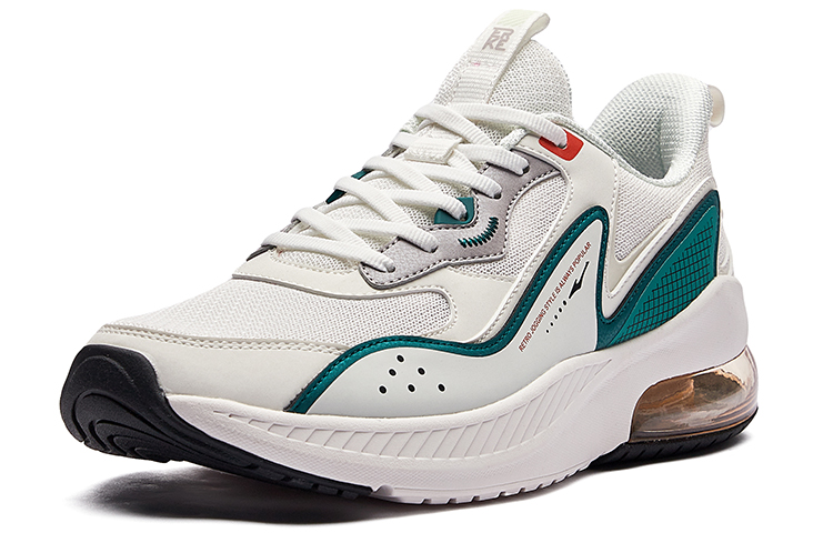 ERKE Casual Air Cushioned Running Shoe 'Spliced White Green' 圖 3
