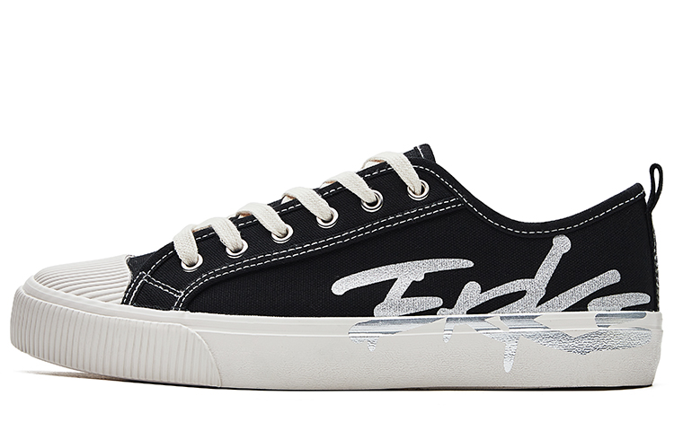 ERKE Casual Canvas 'Black and White' 51122101348-002