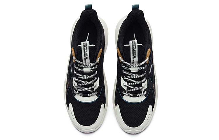 ERKE Casual Low-Top Sneakers 'Black Blue' 圖 3