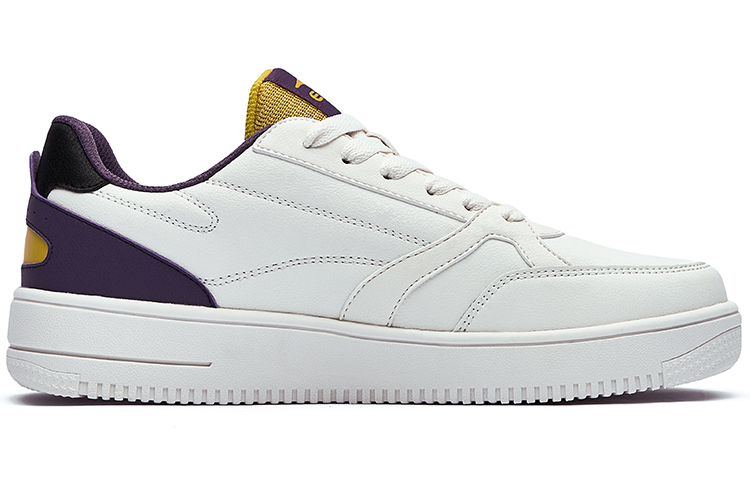 ERKE Casual Skate Shoes 'Logo Graffiti White Purple' 圖 2