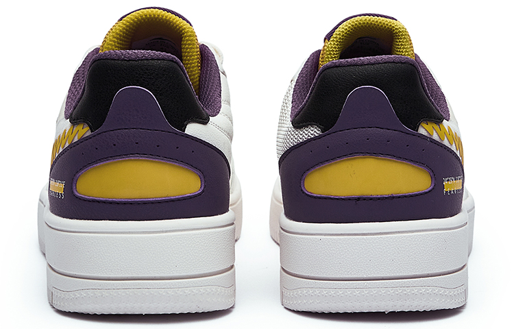 ERKE Casual Skate Shoes 'Logo Graffiti White Purple' 圖 4