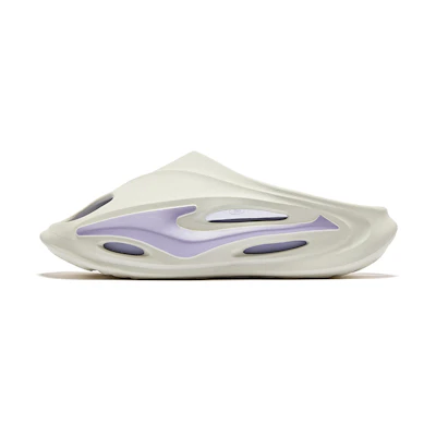 ERKE Collab Clog 'White Purple' 'Zhi Jing Qi Dan Fearless'