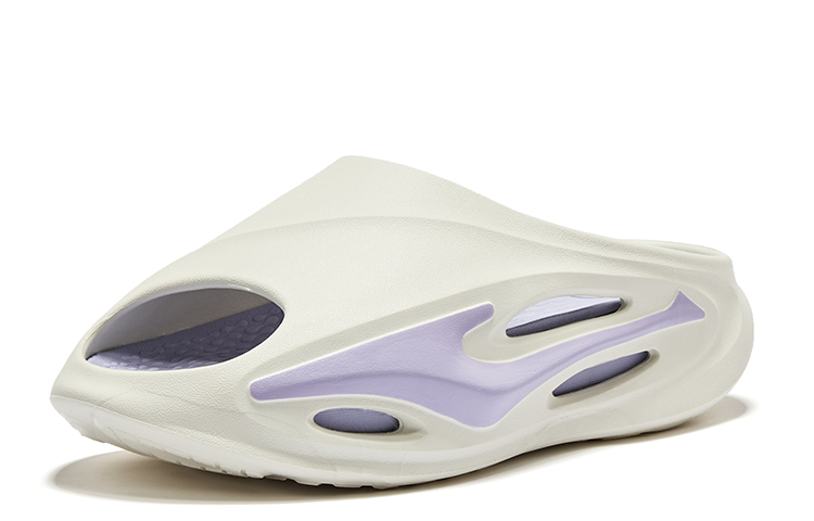 ERKE Collab Clog 'White Purple' 'Zhi Jing Qi Dan Fearless' 圖 3