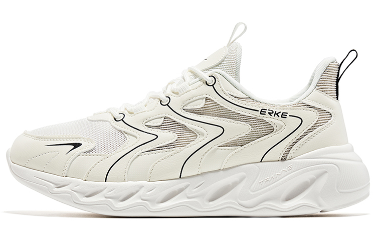 ERKE CMFT Low Training Shoes 'Micro Crystal White Black'