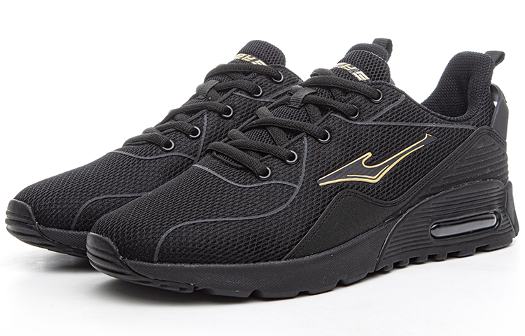 ERKE Cushion Running Sneakers 'Black/King Gold' 圖 3