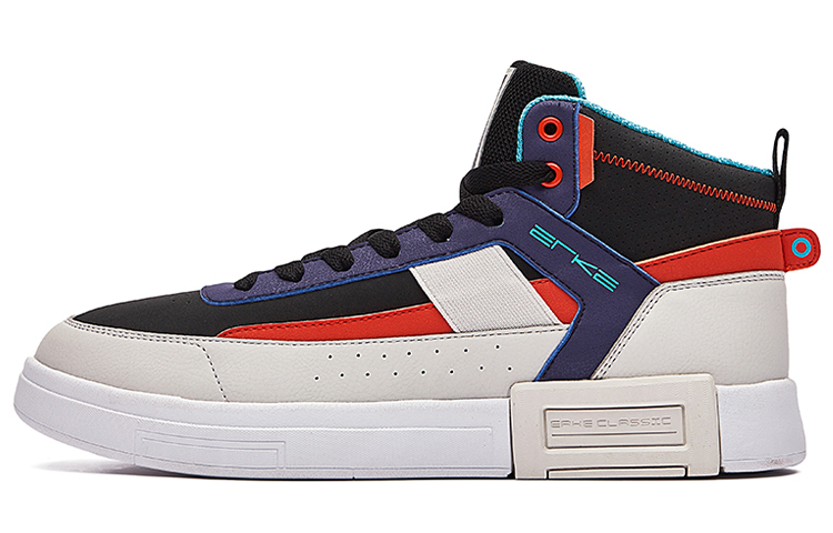 ERKE E-Land Hurricane Low Top Board Shoes 'Black Purple' 11121301287-002