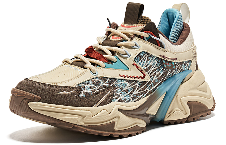 ERKE Erxing Hongxing Di Jiang Low 'Beige Brown' 圖 3