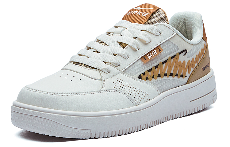 ERKE Erxingao Casual Low 'White Light Brown Graffiti' 圖 3