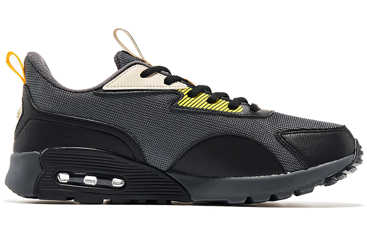 ERKE Erxleben Casual Low Top Running Shoes 'Carbon Grey Sunlight Yellow' 圖 2