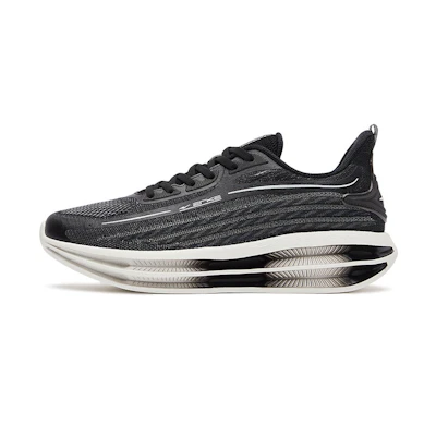 ERKE Erxleben CMFT Soft Sole Low Top Running Shoes 'Black Grey'
