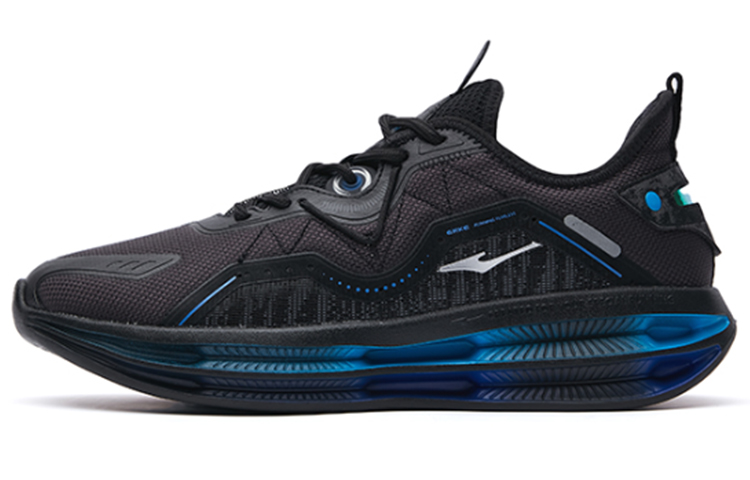 ERKE Erxleben CMFT Versatile Low Top Running Shoe 'Black Blue'