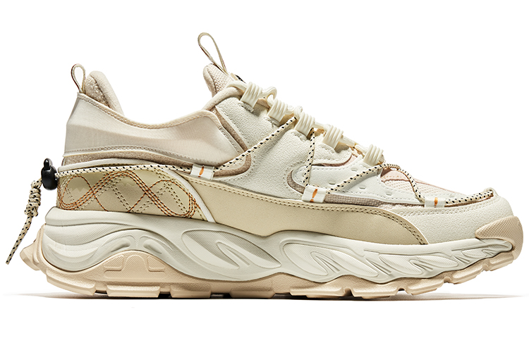 Order ERKE エアックスレーベン 軽量ローカット ランニングシューズ「ホワイトリネン」 11122420499-001