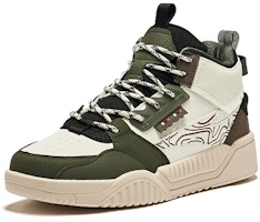 ERKE Erxleben Mid-Top Sneaker 'Hijau Gelap Raw' 11122401145-502 Lookbook ERKE Erxleben Mid-Top Sneaker 'Hijau Gelap Raw' 11122401145-502