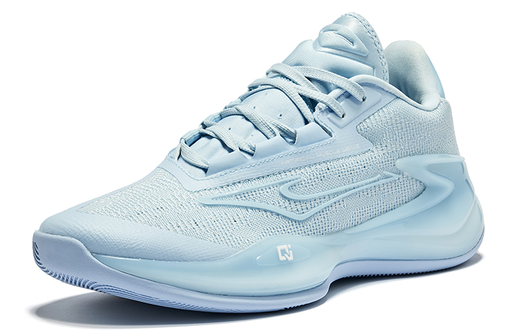 Lookbook 【得物新品發售 發售價399】鴻星爾克 謙馴1.0 炁科技 實戰 減震防滑 中幫 籃球鞋 男款 海灣色