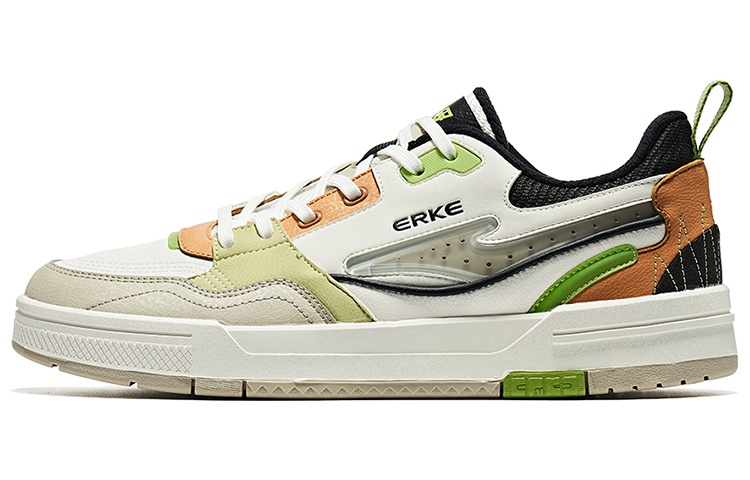 ERKE Erxleben Simple Low Top Skateboard Shoe 'Micro Crystal White/Warm Mist Grey'