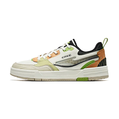 ERKE Erxleben Simple Low Top Skateboard Shoe 'Micro Crystal White/Warm Mist Grey'