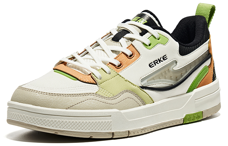 ERKE Erxleben Simple Low Top Skateboard Shoe 'Micro Crystal White/Warm Mist Grey' 圖 3