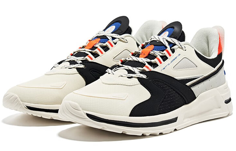 Order 河南博物院 x 鴻星爾克 邂逅 舒適休閒 低幫 跑步鞋 男款 白橙