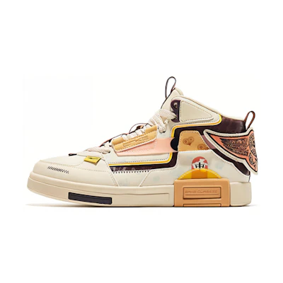 ERKE Henan Museum High Top Sneakers 'Warm Linen'