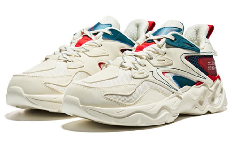 ERKE Henan Museum Running Shoes Low 'White Green Red' 圖 2