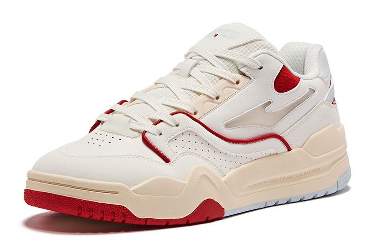 ERKE Hongxing 'Xingzhou Fabric Lace Splicing Low-Top' 圖 3